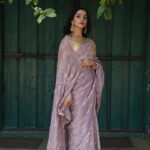 Purple Saree